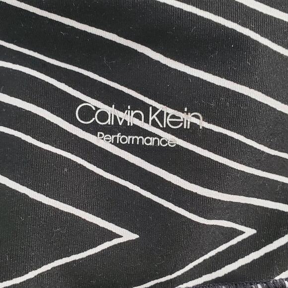 Calvin Klein Performance Wick Athleisure Workout Leggings Pants Size L - Picture 3 of 5